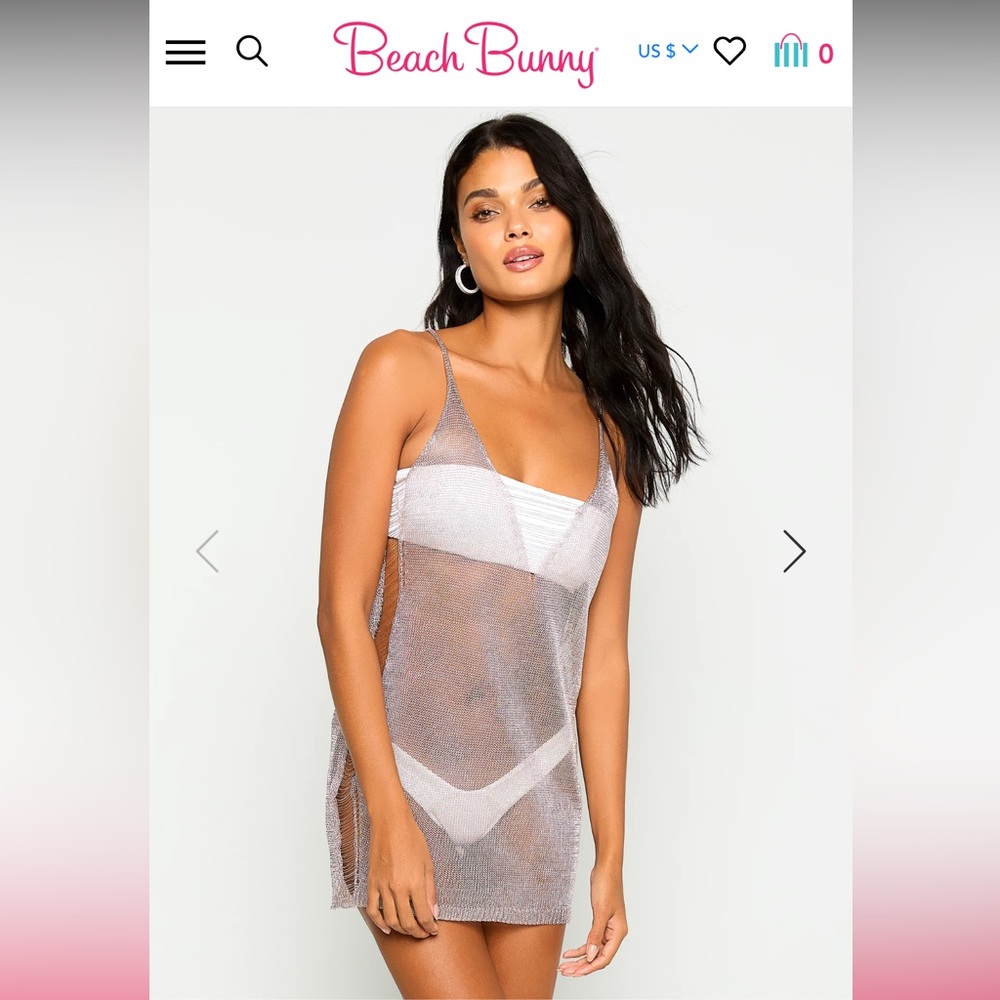 Beach Bunny Ophelia Mini Dress NWT